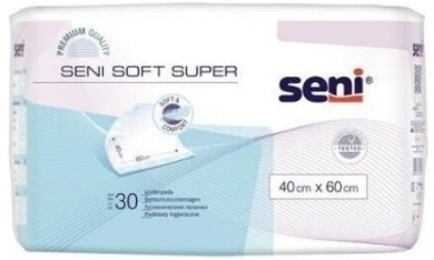 SENI SOFT SUPER Podkłady higieniczne 40 x 60 cm 30 sztuk
