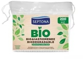 SEPTONA BIO Patyczki higieniczne biodegradowalne 200 sztuk