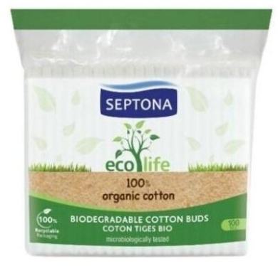 SEPTONA EcoLife patyczki organiczne 100szt