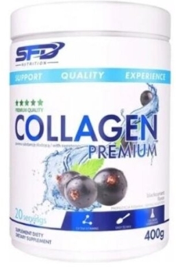 SFD Collagen Premium czarna porzeczka 400g