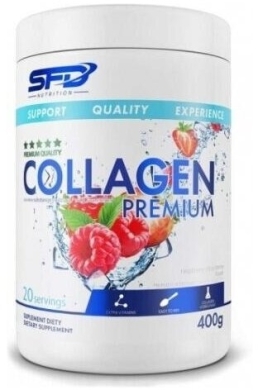 SFD Collagen Premium truskawka/malina 400 g