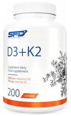 SFD D3+K2 200 tabletek