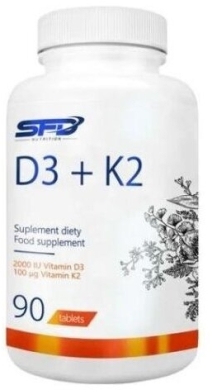 SFD D3+K2 90 tabletek