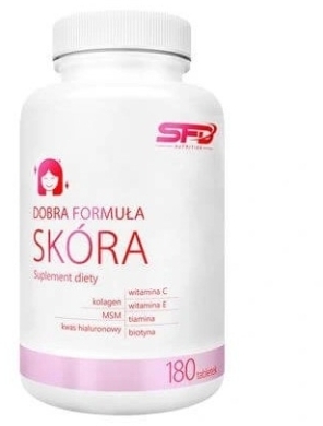 SFD Dobra Formuła Skóra 180 tabletek