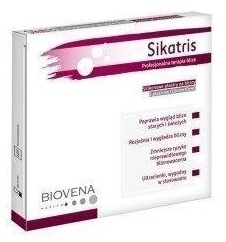SIKATRIS Silikonowy Plaster 10 x 10 cm 1 sztuka