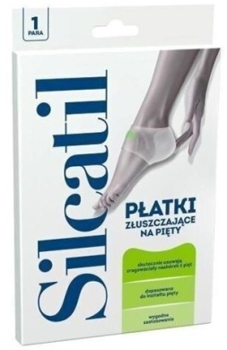 SILCATIL Płatki złuszczające na pięty 1 para