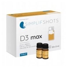 SIMPLIFSHOTS D3 MAX olej 20 butelek po 5 ml