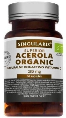 SINGULARIS ACEROLA ORGANIC Superior 60 kapsułek