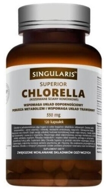 SINGULARIS CHLORELLA Superior 120 kapsułek