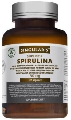 SINGULARIS SPIRULINA  Superior 120 kapsułek