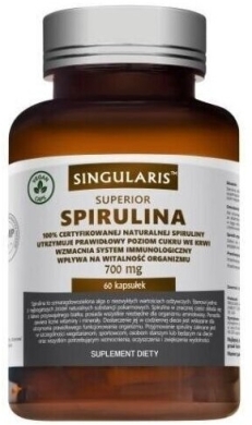SINGULARIS SPIRULINA Superior 60 kapsułek