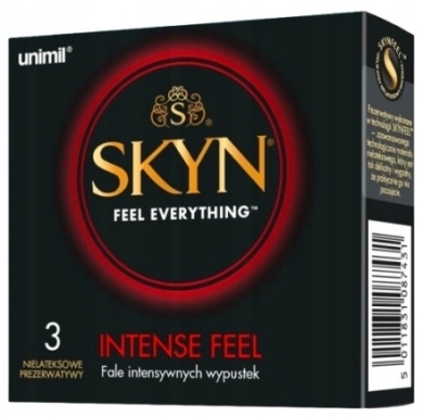 SKYN Intense Feel prezerwatywy z wypustkami 3 sztuki