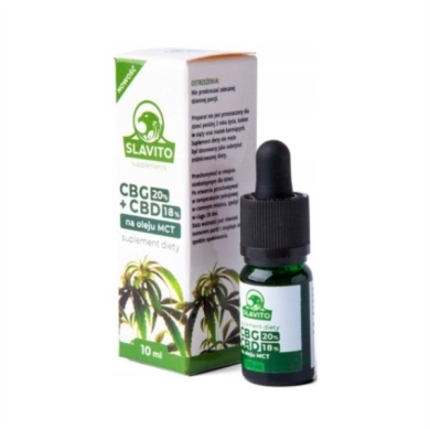 SLAVITO CBG 20 % + CBD 18 % 10 ml