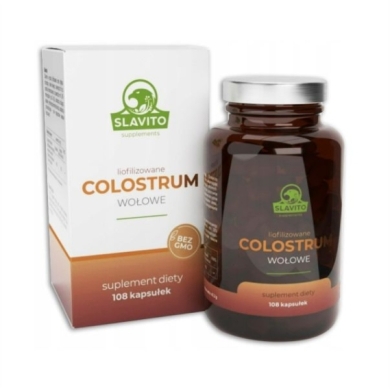 SLAVITO Colostrum Wołowe 108 kapsułek