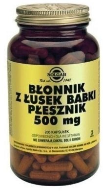 SOLGAR Błonnik z łusek babki płesznik 200 kapsułek