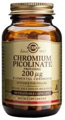 SOLGAR Chrom pikolinian 90 kapsułek