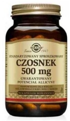 SOLGAR Czosnek standaryzowany 90 kapsułek