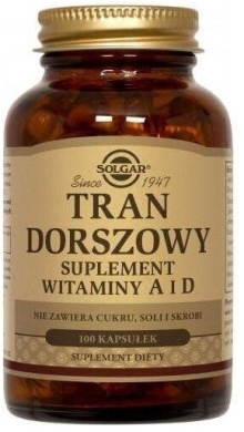 SOLGAR Dorszowy tran norweski 100 kapsułek