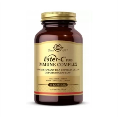 SOLGAR Ester-C plus Immune Complex 60 kapsułek