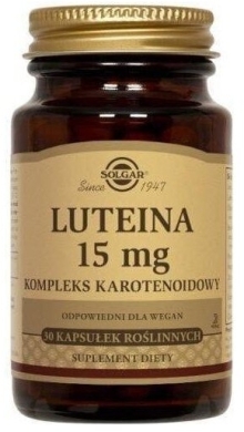 SOLGAR Luteina 15 mg kompleks karotenoidowy 30 kapsułek