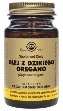 SOLGAR Olej z dzikiego oregano 60 kapsułek