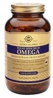 SOLGAR Pełne Spektrum Omega 120 kapsułek