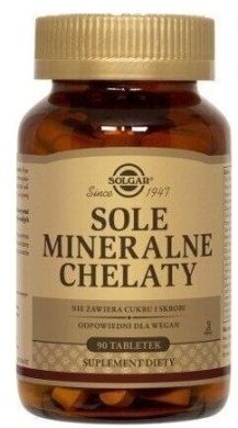 SOLGAR Sole mineralne 90 tabletek