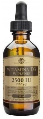 SOLGAR Witamina D3 w płynie 59 ml