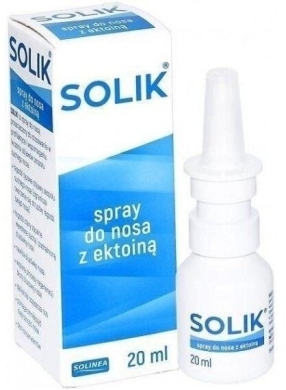 SOLIK spray do nosa z ektoiną 20 ml