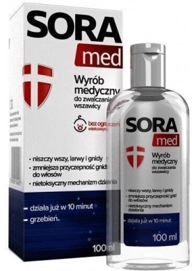 SORA MED płyn do zwalczania wszawicy 100 ml