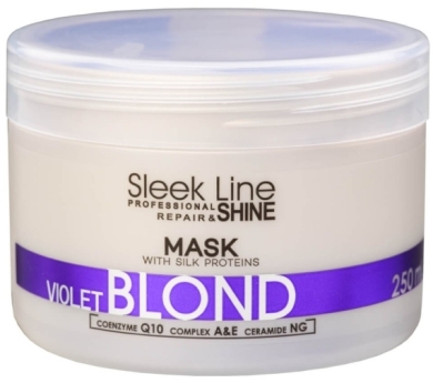 STAPIZ Maska Sleek Line Blond Violet neutralizująca do włosów blond 250 ml