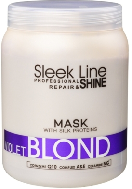 STAPIZ Maska do włosów Sleek Line Blond Violet 1000 ml