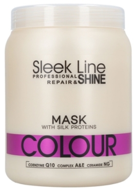 STAPIZ Maska do włosów Sleek Line Colour 1000 ml