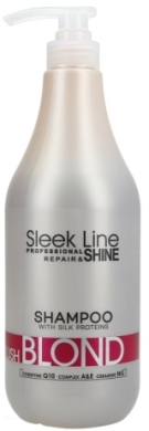 STAPIZ Szampon Sleek Line Blond Blush 1000 ml