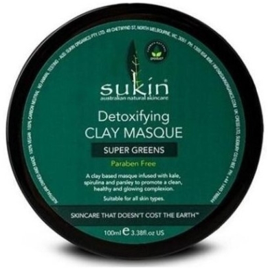 SUKIN SUPER GREENS Detoksykująca maska z glinki 100 ml