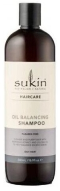 SUKIN oil balancing Szampon do włosów przetłuszczających się 500 ml