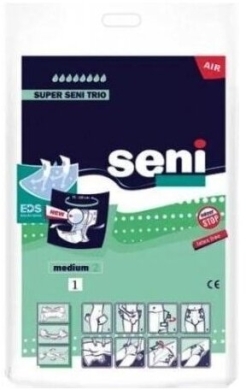 SUPER SENI TRIO Pieluchomajtki Medium 1 sztuka