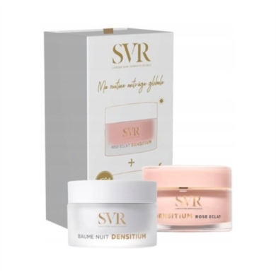 SVR DENSITIUM Zestaw Krem ROSE ECLAT 50 ml+ Balsam BAUME NUIT na noc 50 ml