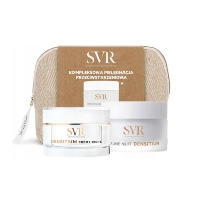 SVR DENSITIUM Zestaw w kosmetyczce Krem RICHE + Balsam na noc BAUME NUIT