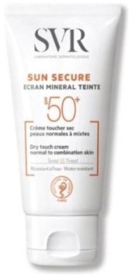 SVR SUN SECURE ECRAN MINERAL Krem barwiący skóra normalna i mieszana SPF50 60g