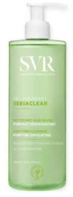 SVR Sebiaclear Gel Moussant Żel do mycia do mycia skóry trądzikowej 400 ml