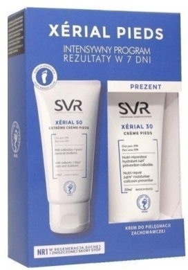 SVR XERIAL PIEDS Zestaw: XERIAL 50 krem 50 ml + XERIAL 30 krem 50 ml