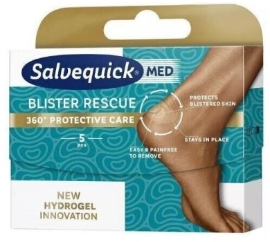 Salvequick Blister Rescue Pięty 5 sztuk