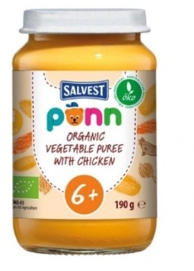 Salvest Ponn Bio Kurczak z puree warzywnym 190 g