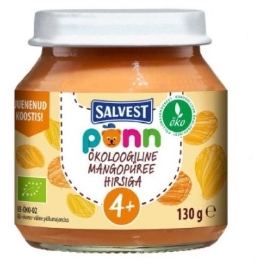 Salvest Ponn Bio Mangowo-bananowe puree z kaszą jaglaną 100g