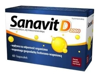 SanaVit D 2000 60 kapsułek