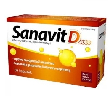 Sanavit D 4000 60 kapsułek