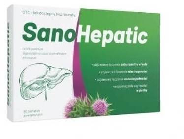 SanoHepatic 70 mg 60 tabletek