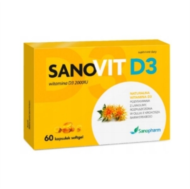 Sanovit D3 60 kapsułek 