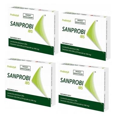Sanprobi IBS 20 kapsułek Wielopak x4